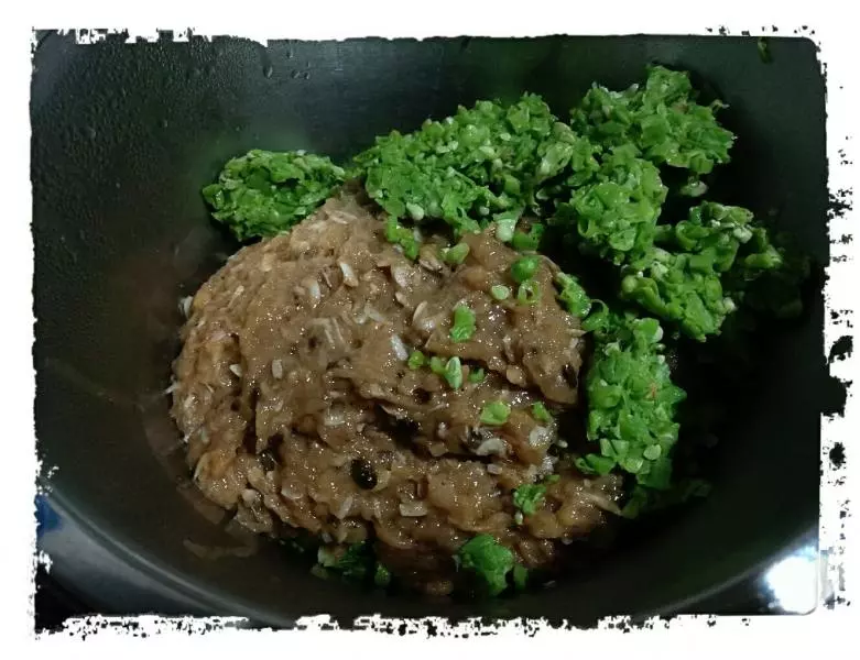 豆豉鸡肉缸豆水饺