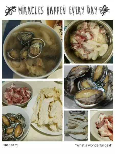 簡單又美味的鮑魚竹蓀排骨湯