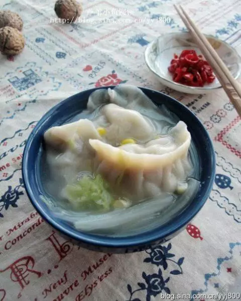 大白菜双肉水饺