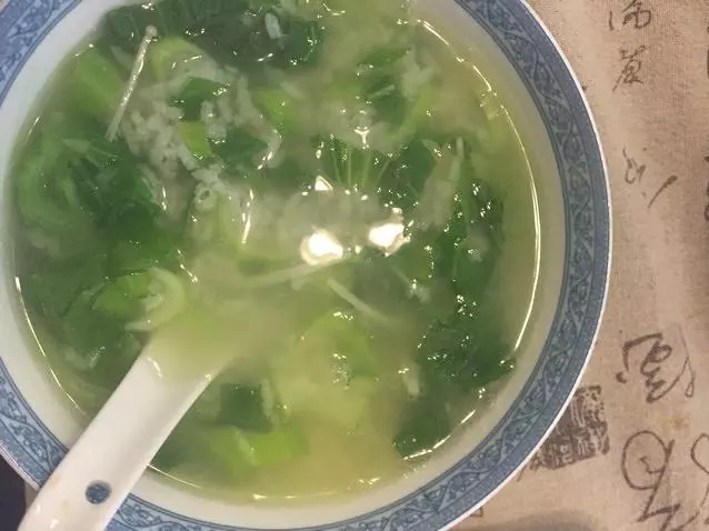 金针青菜粥