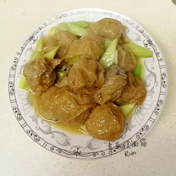 青瓜燒麵筋