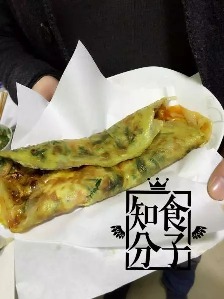 小时候的味道.——韭菜鸡蛋饼（煎馍）