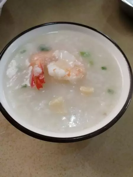 潮汕味乾貝大蝦粥