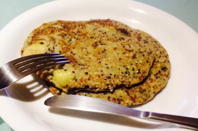 藜麥小麥胚芽香蕉餅