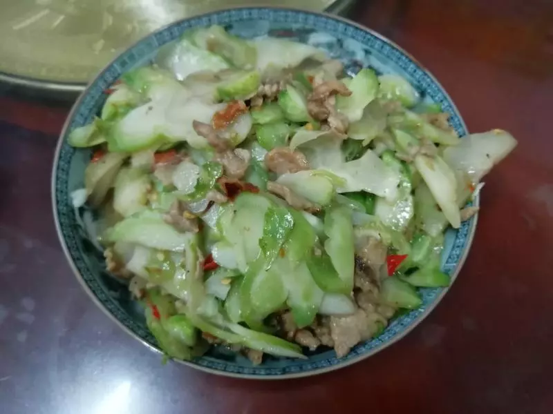 肉絲「腳趾」菜