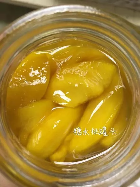 糖水桃罐头