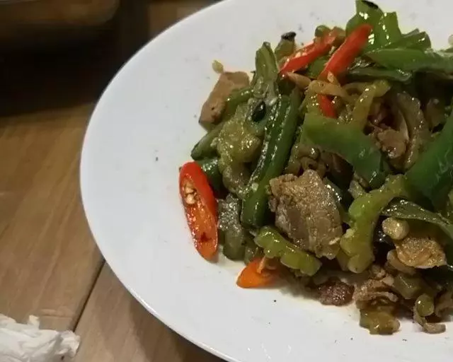 擂辣椒苦瓜炒肉