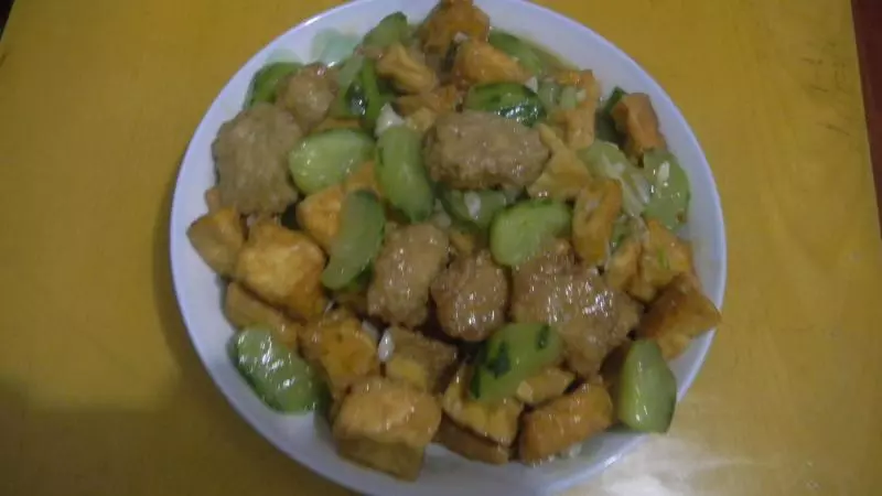 黄瓜豆腐