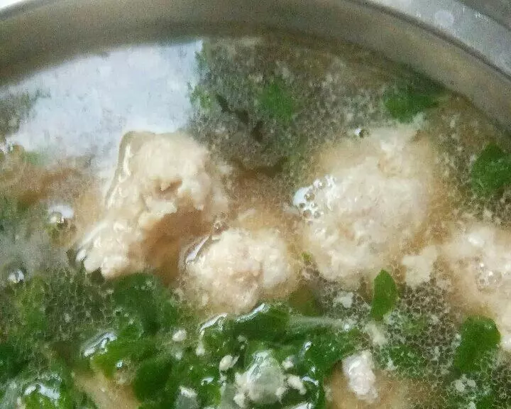 肉丸子白菜湯