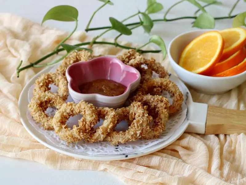 香酥麥片魷魚圈