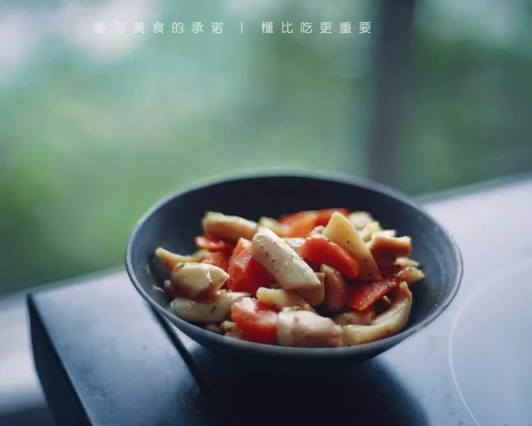 盐煮鸡肉杏鲍菇