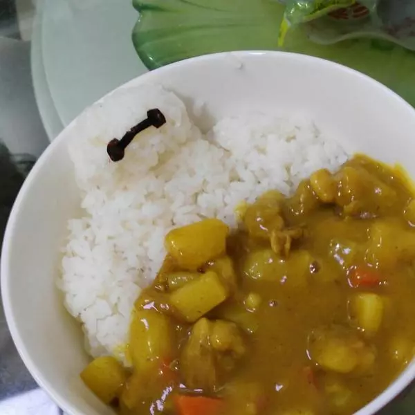 大白泡溫泉咖喱飯