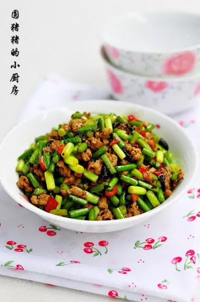 豆豉炒肉丁——不知不覺兩碗飯