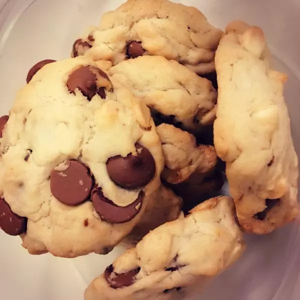 巧克粒饼干chocolate chip cookies