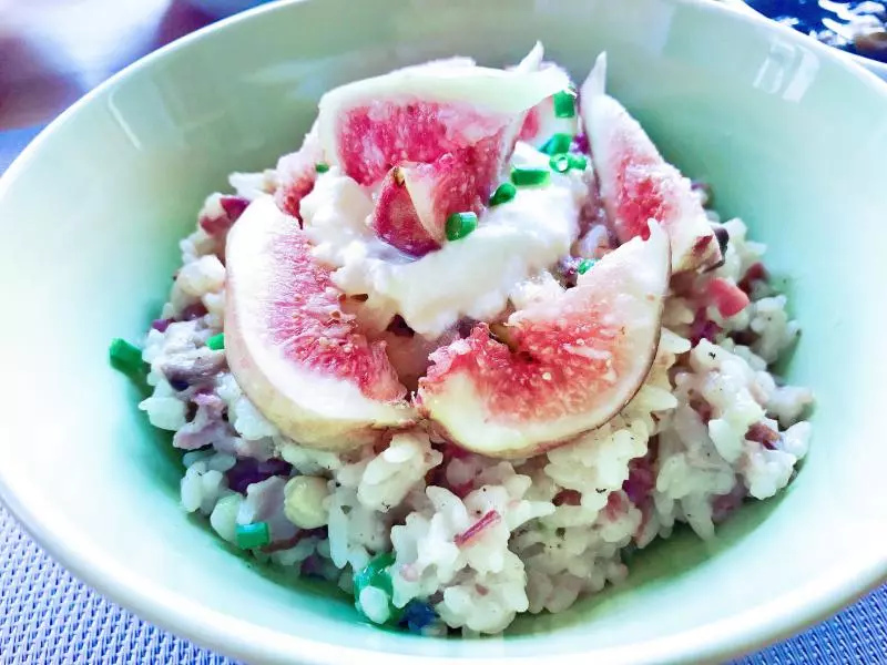 無花果火腿燉飯     Fig and Prosciutto Risotto