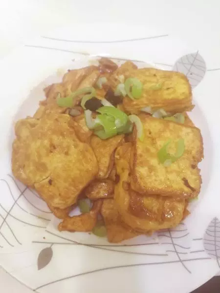 美味香煎豆腐