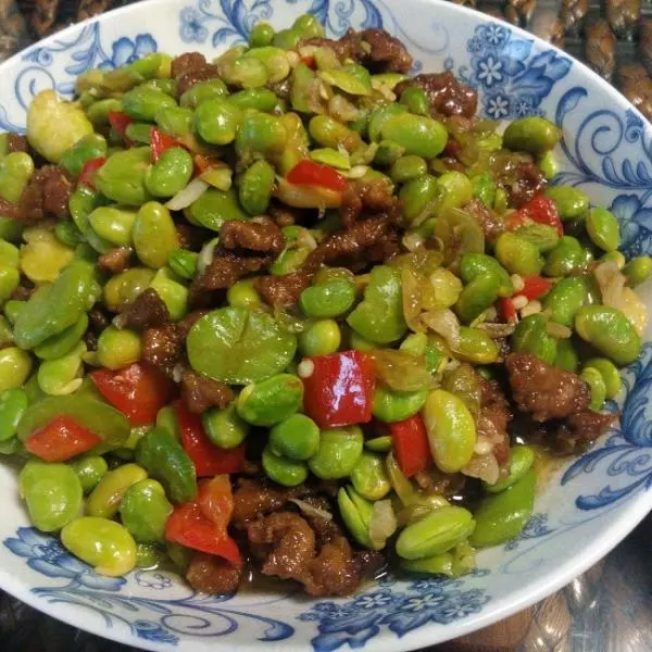 肉丁青豆