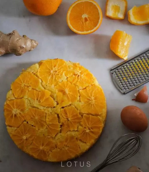 鲜橙生姜蛋糕