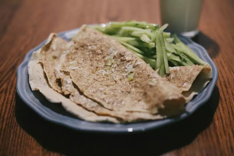 全麦蛋饼【我的慢碳早餐】