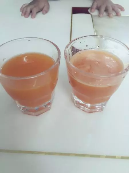 自制胡萝卜+萍果汁