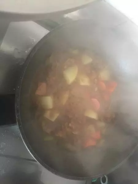 鴨邊腿肉燉土豆胡蘿蔔