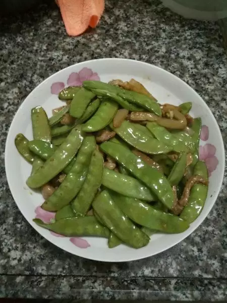 荷蘭豆酸菜炒肉片