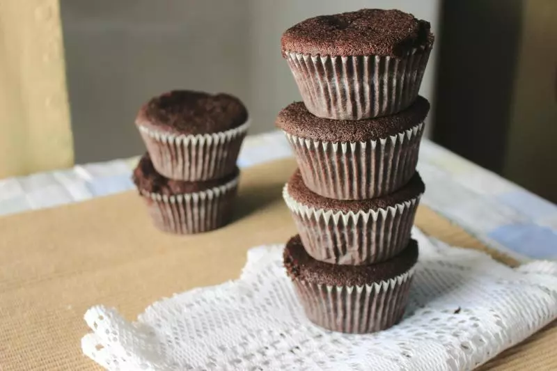 巧克力杯子蛋糕（buttermilk chocolate cupcakes）