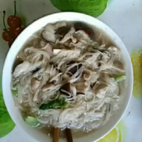 香菇肉丝面