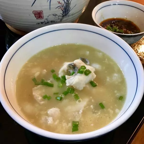 耙豌豆魚片湯