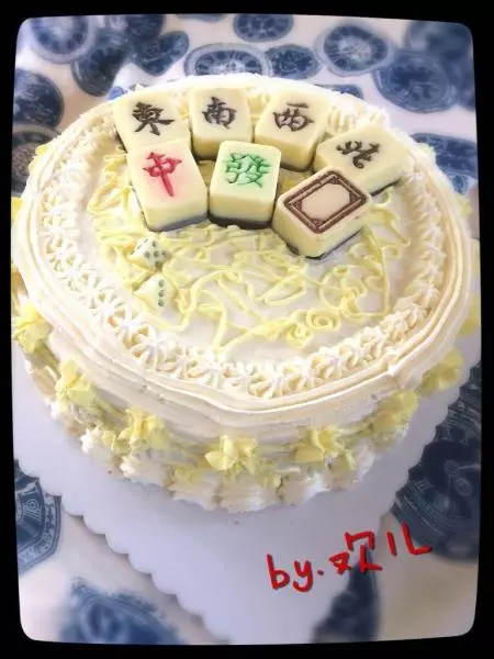 麻将蛋糕之麻将制作