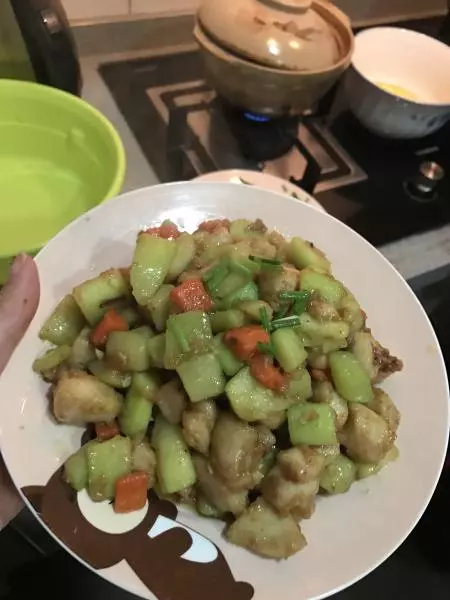 沙茶健康鸡肉丁