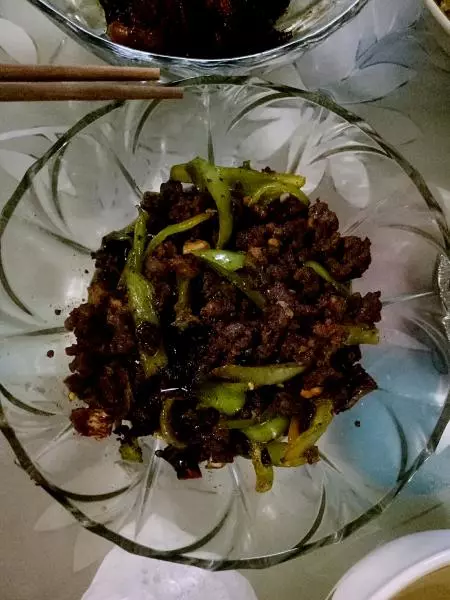 青椒炒肉