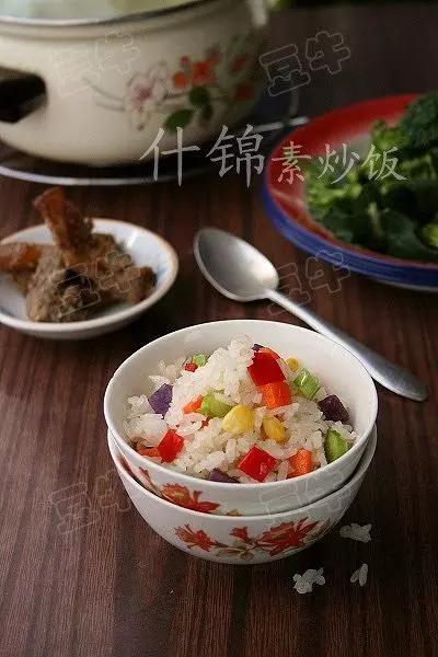 什锦素炒饭