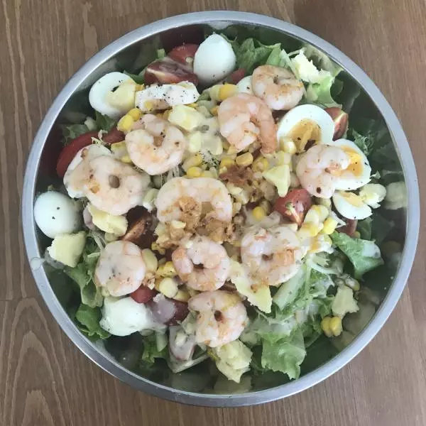 大蝦考伯沙拉 Shrimp Cobb Salad