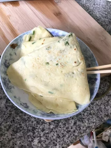 鸡蛋葱花饼