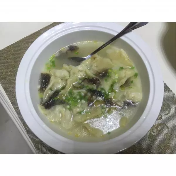 豆腐餛飩（豆腐、蝦皮、香蔥）