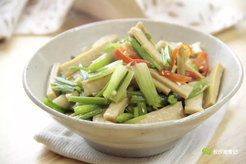 湘食记美食|芹菜炒香干