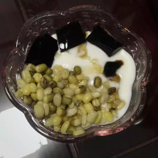 酸奶綠豆飲