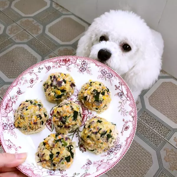 狗狗の辅食之菜团子