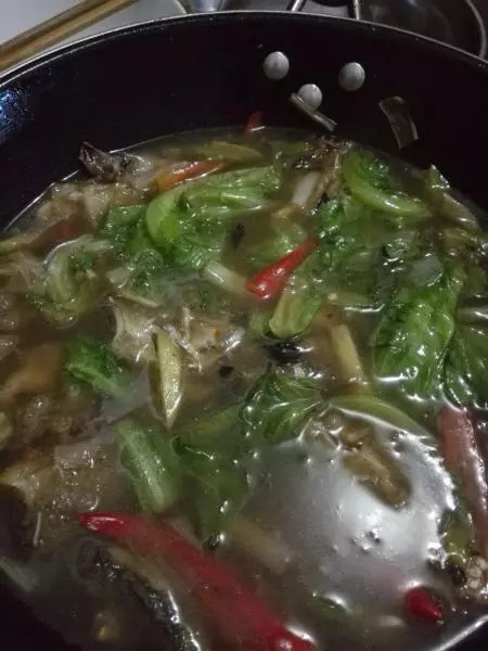 香辣小魚湯