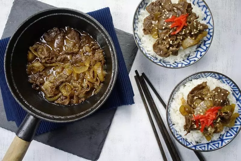 完美日式牛肉丼/日式牛肉飯/gyudon