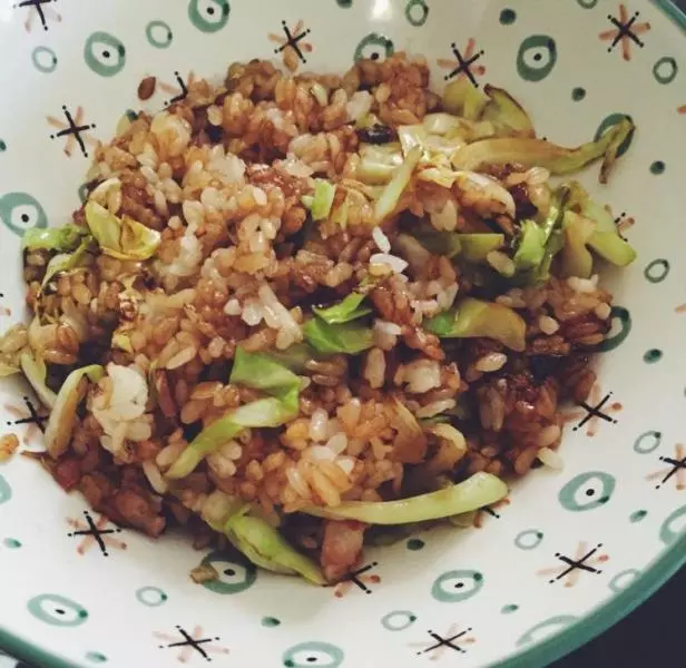 培根包菜炒飯