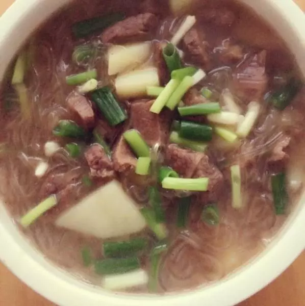 牛肉土豆粉絲湯