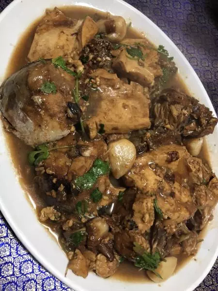 鲅鱼炖豆腐