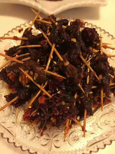 牙签鸵鸟肉