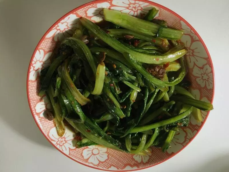 豆豉牛肉油麥菜