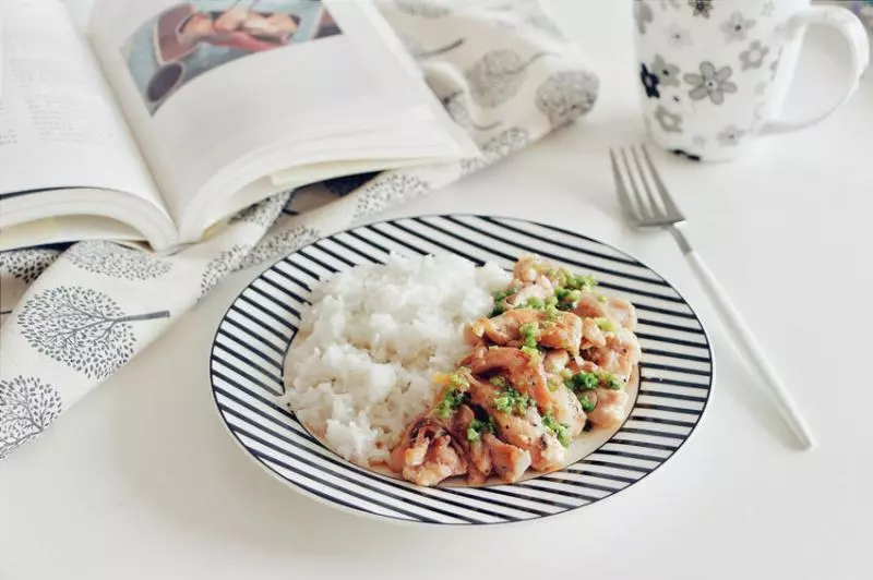 咸香鸡肉饭