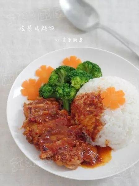 泡菜鸡腿饭