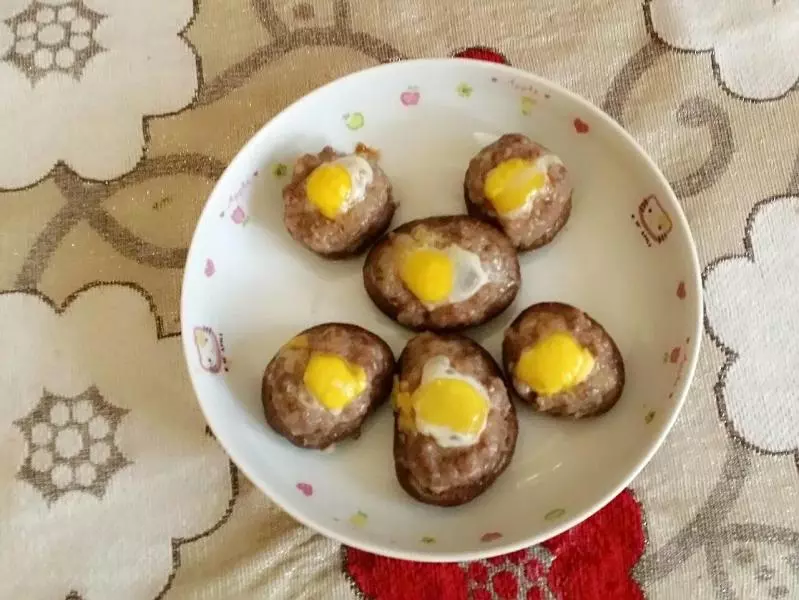 香菇肉末鹌鹑蛋