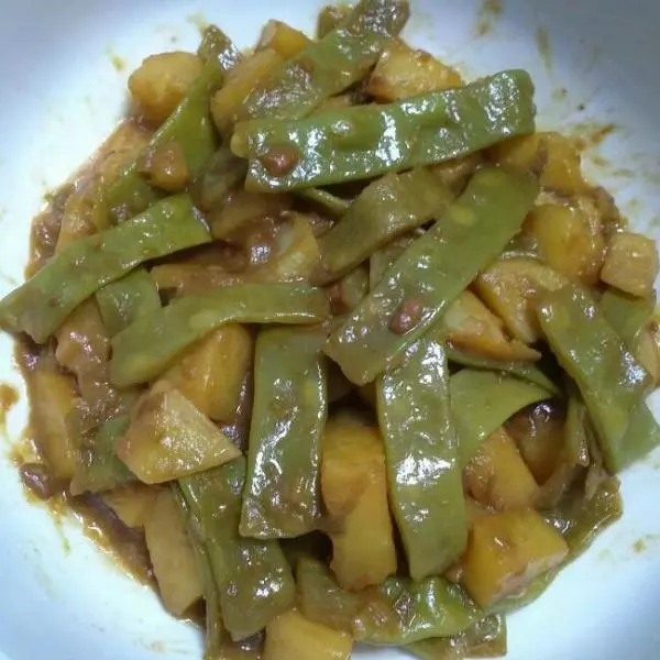 土豆炖豆角